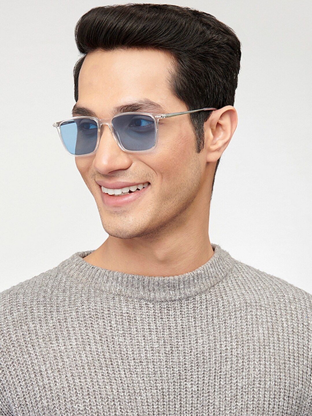Vincent Chase by Lenskart Lens & Square Sunglasses with Polarised and UV Protected Lens 207716