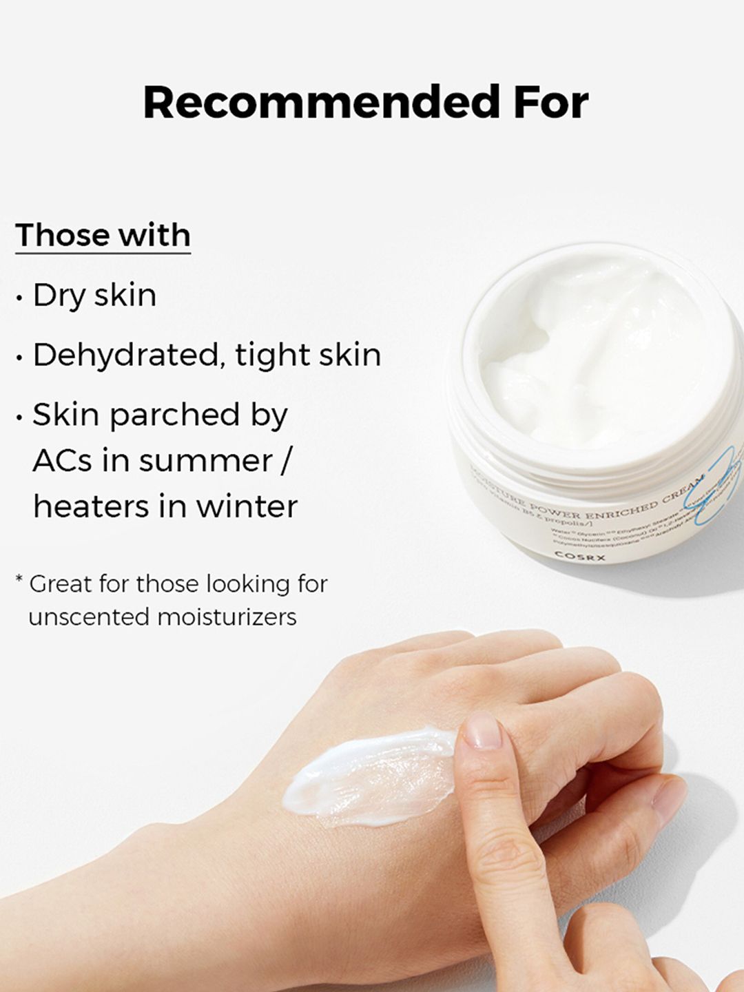 Buy COSRX Hydrium Moisture Power Enriched Cream with Pro Vitamin