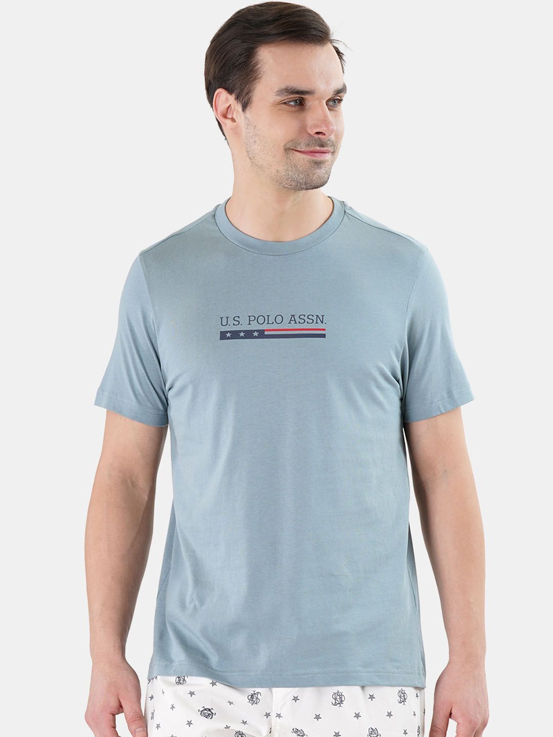 U.S. Polo Assn. Printed Cotton Lounge T-shirt