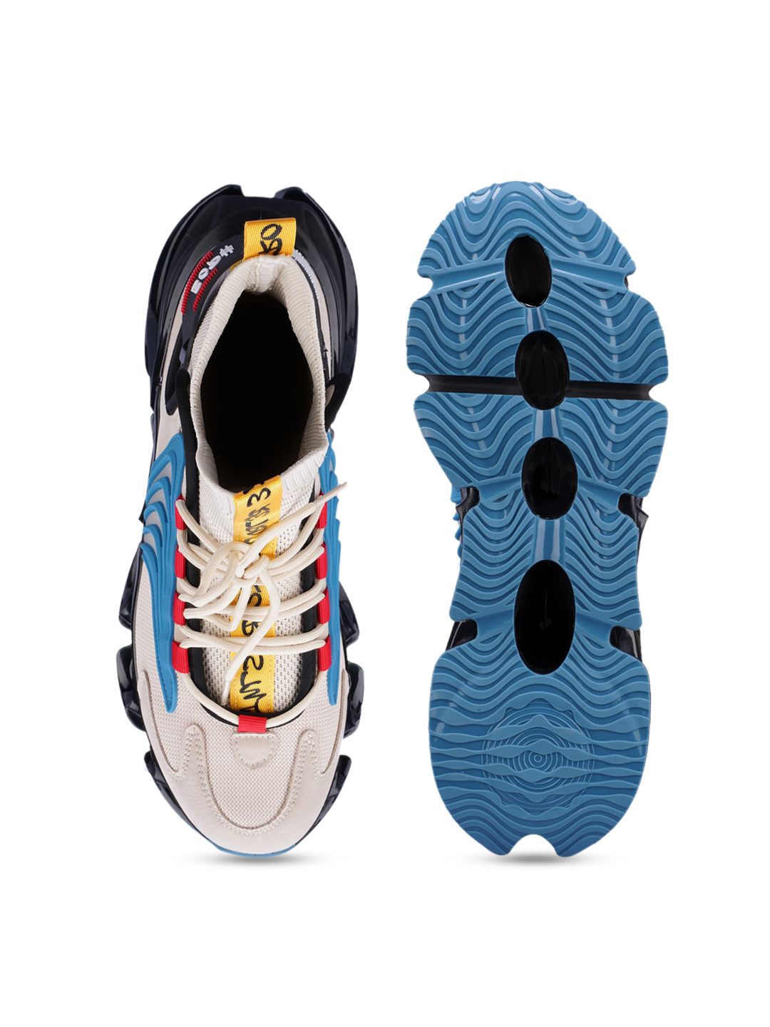Buy Atom Men Woven Design Mid-Top Sneakers - Casual Shoes for Men