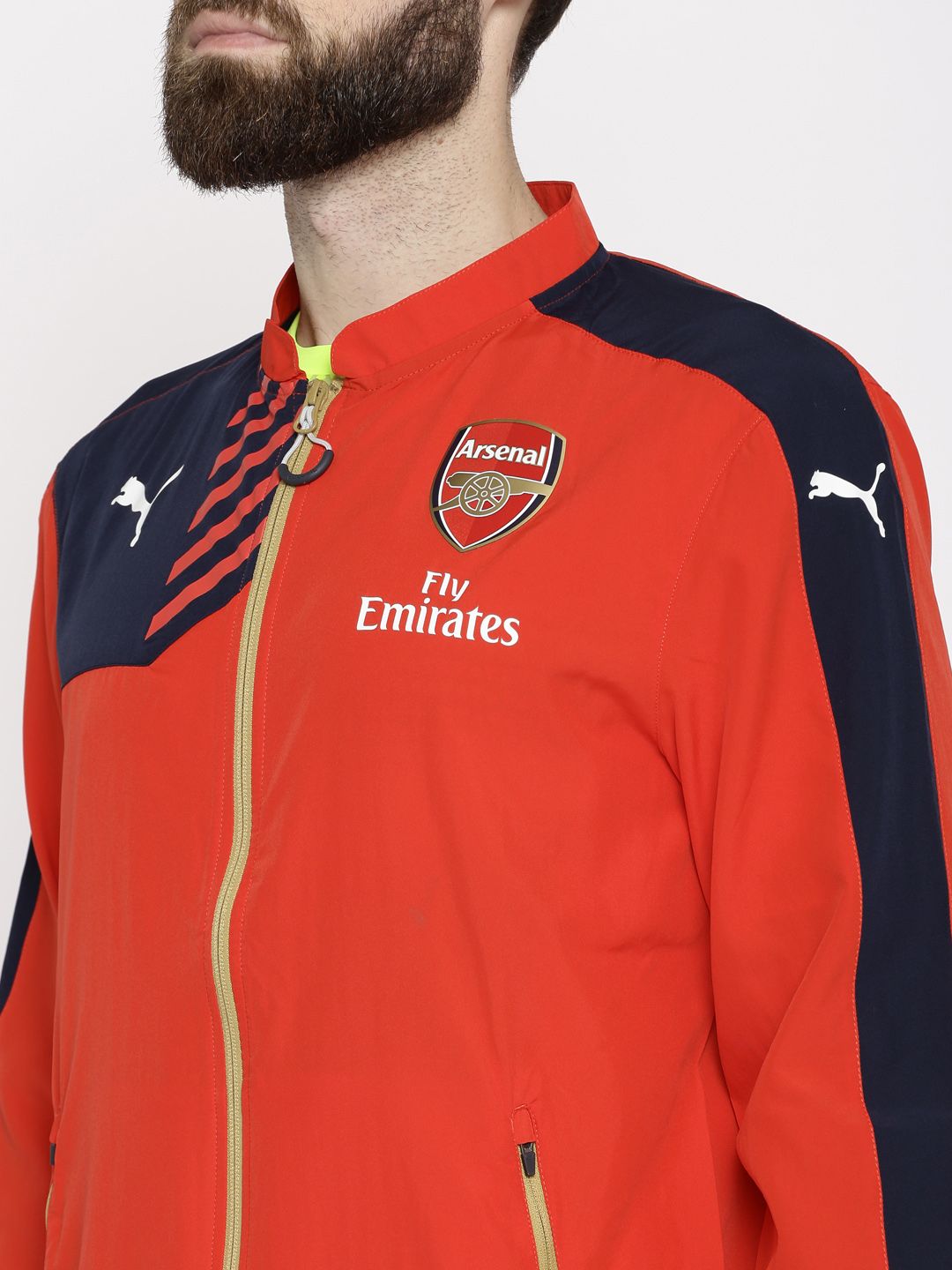 Buy Puma Men Red Printed Arsenal Football Jacket - Jackets for Men