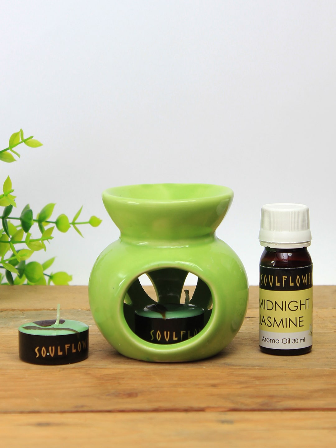 Soulflower Green Midnight Jasmine Aroma Oil Diffuser 30 ml Price in India