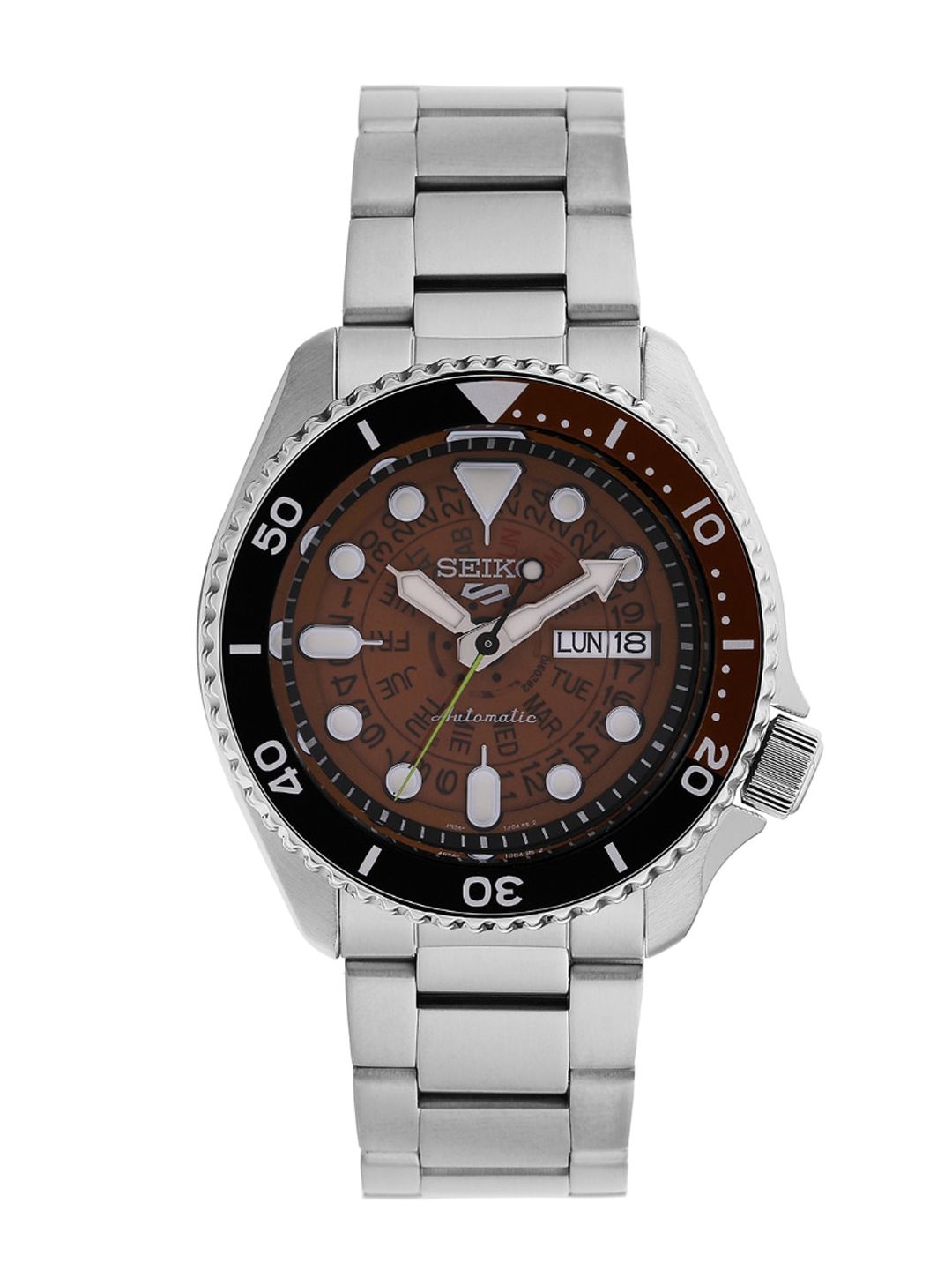 SEIKO SEIKO Men New 5 Sports Round Dial Multi Function Automatic Analogue Watch- SRPJ47K1