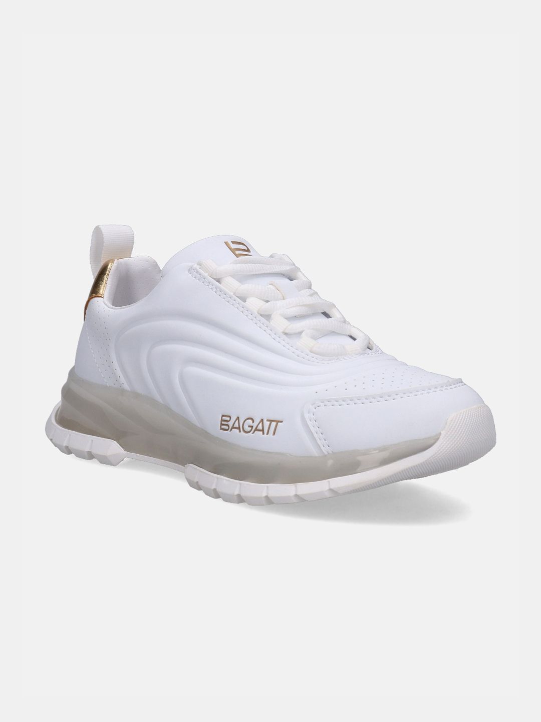 BAGATT Women White Woven Design Sneakers Price in India