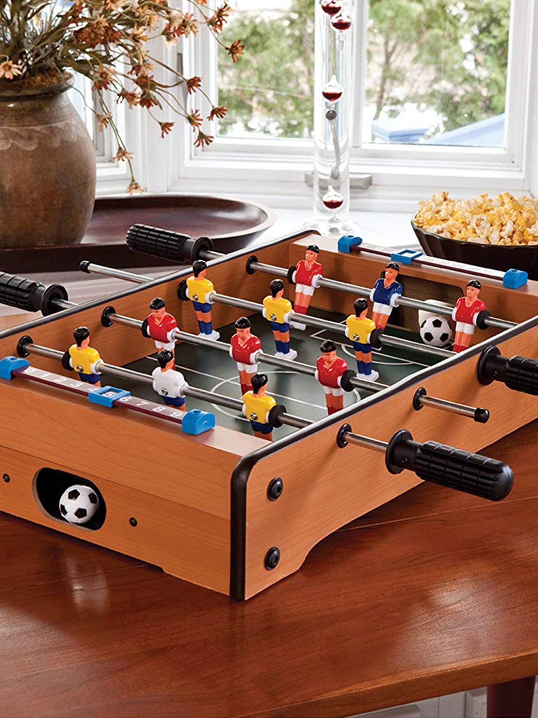 CHOCOZONE Football Table Soccer Game With 4 Rods