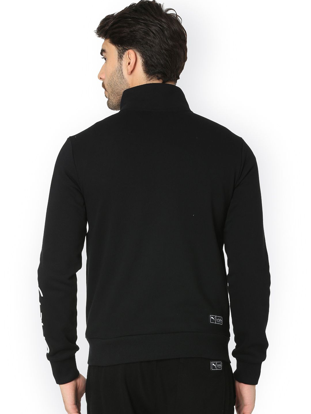 Buy one8 x PUMA Men Black Solid VK Sweat Sporty Track Jacket