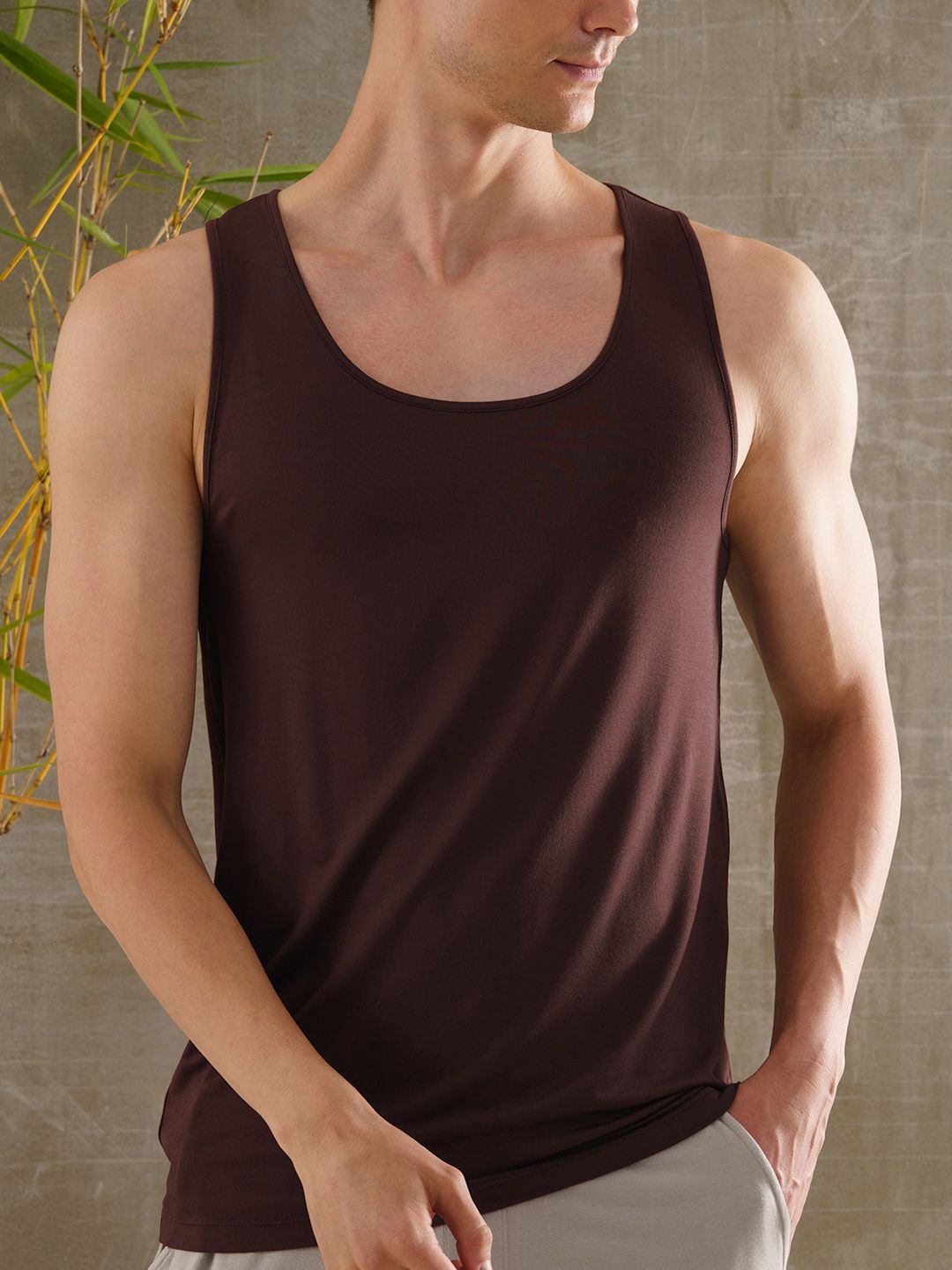 DAMENSCH Round Neck Anti-Bacterial Anti Odour Undershirt Innerwear Vest
