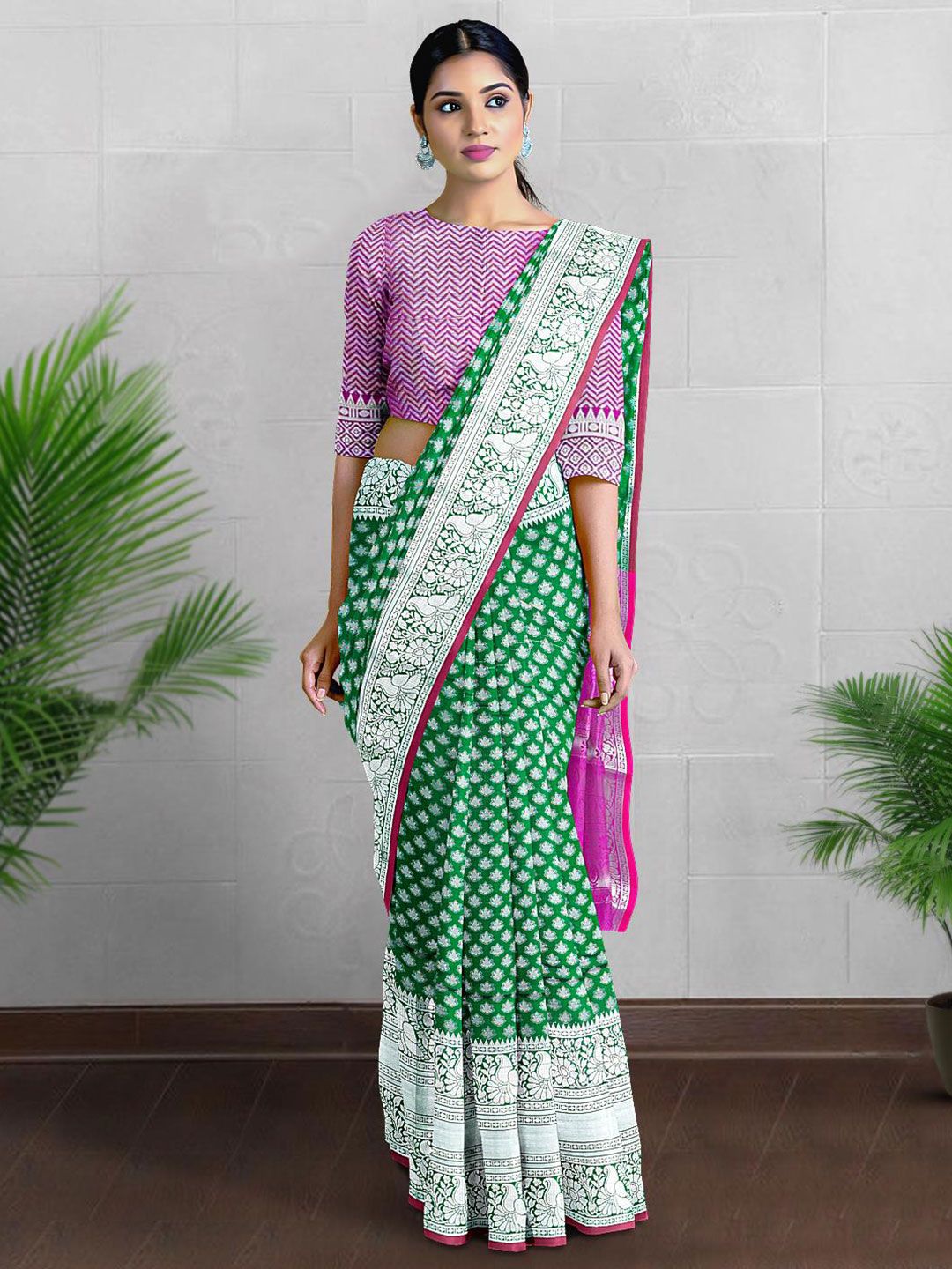 Kalamandir Ethnic Woven Design Zari Saree Price in India
