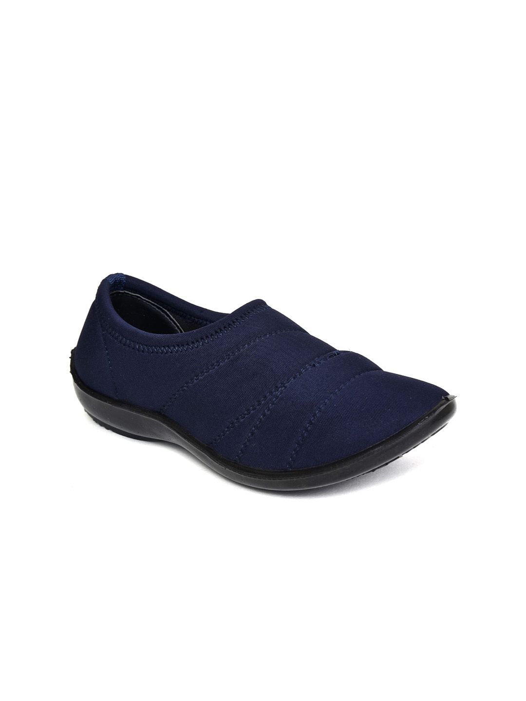 Ajanta Women Lightweight Comfort Insole Textile Basics Slip-On Sneakers Price in India