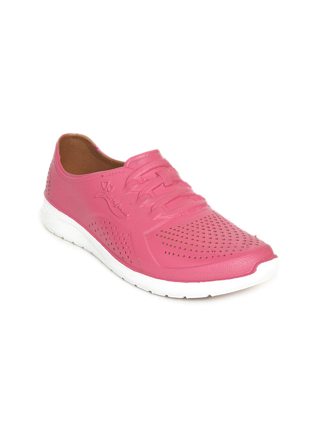 Ajanta Women Perforations Lightweight Comfort Insole Contrast Sole Sneakers Price in India