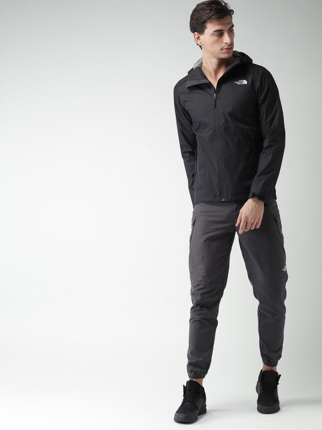 Buy The North Face Men Black Solid Sporty Jacket - Jackets for Men