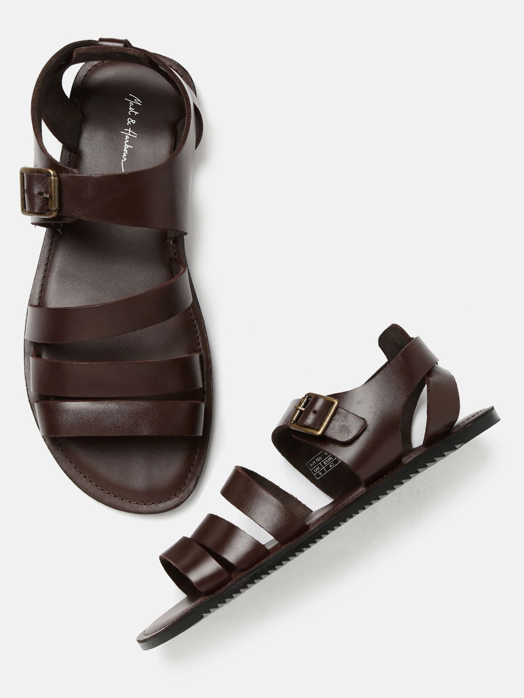 man sandals leather