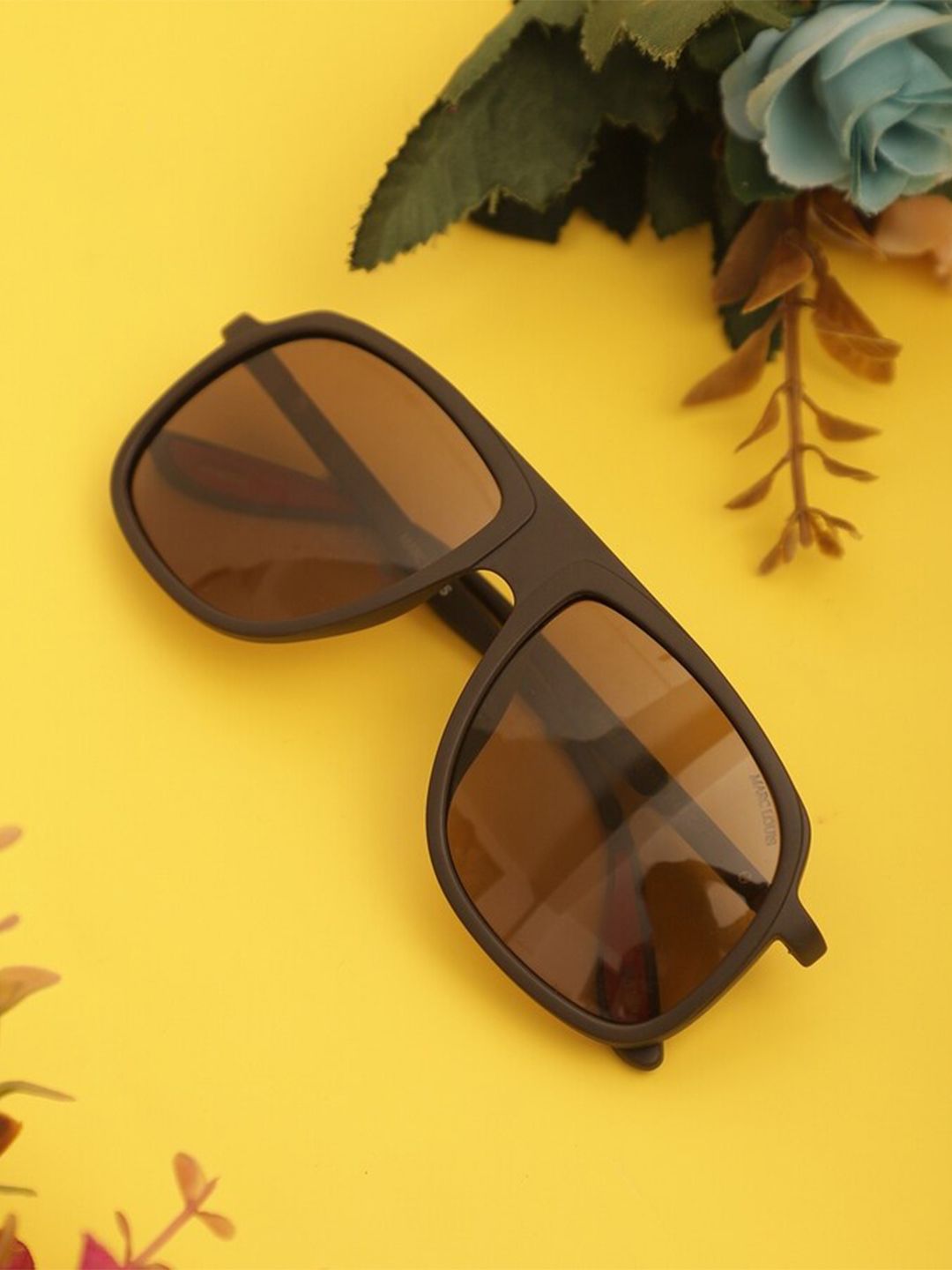 MARC LOUIS Lens & Square Sunglasses with Polarised and UV Protected Lens ML P0052 C6