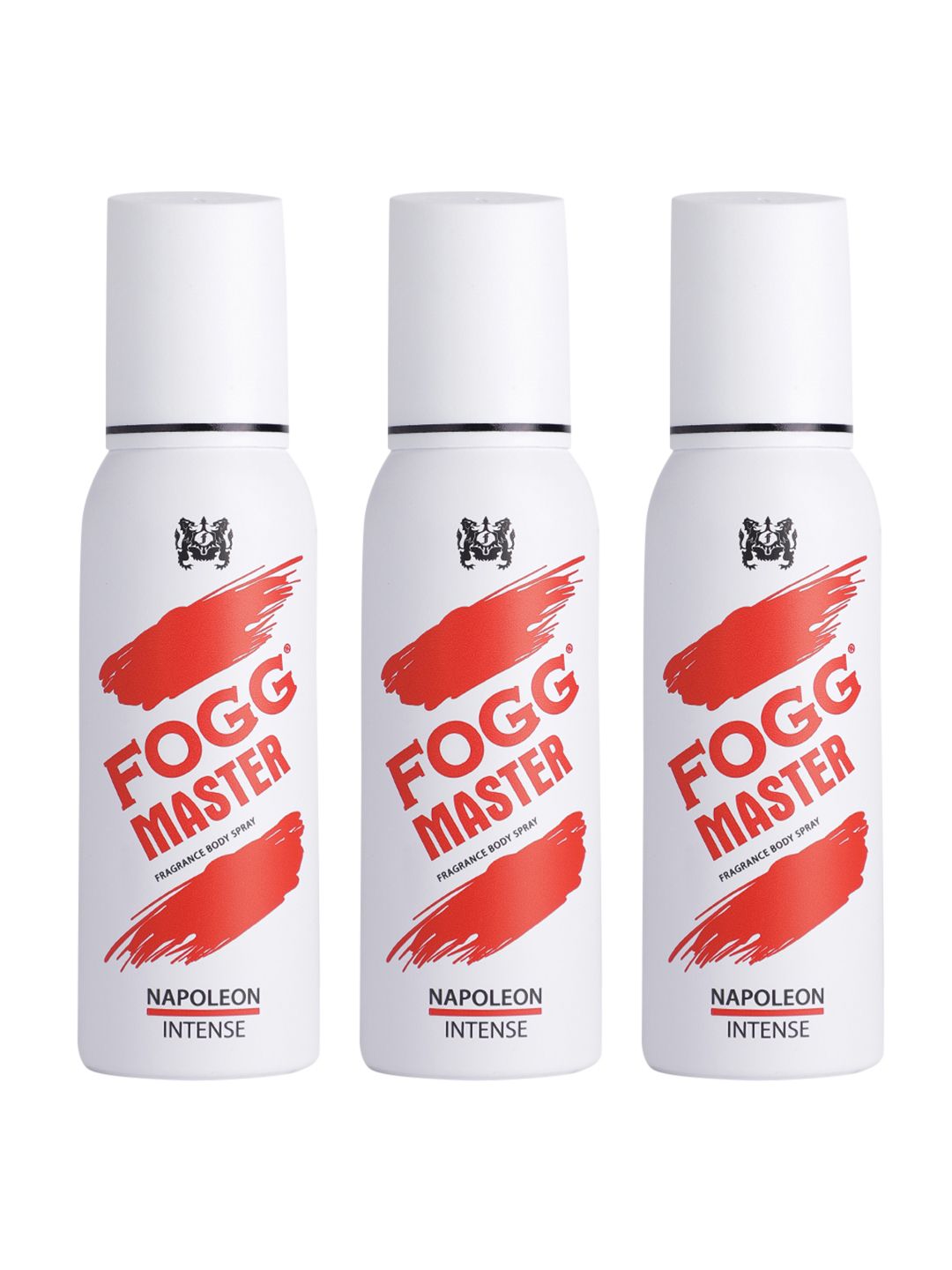 Fogg Master Men Set Of 3 Napoleon Intense Fragrance Deodorant Spray - 120ml Each
