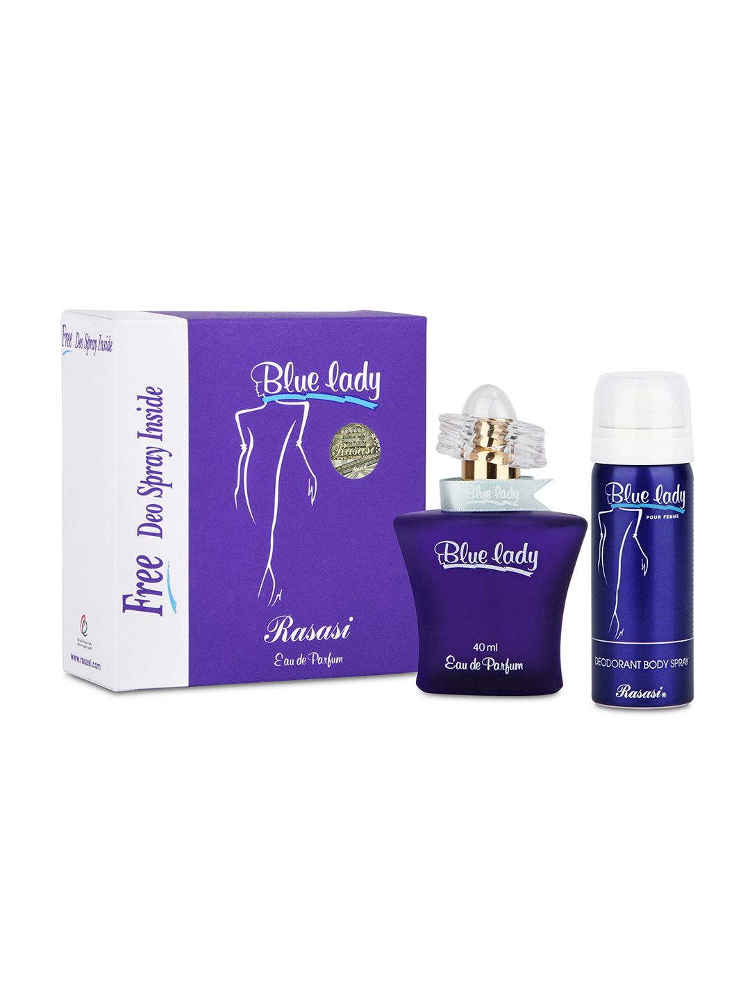 Rasasi Blue Lady Long Lasting Eau De Parfum - 40 ml