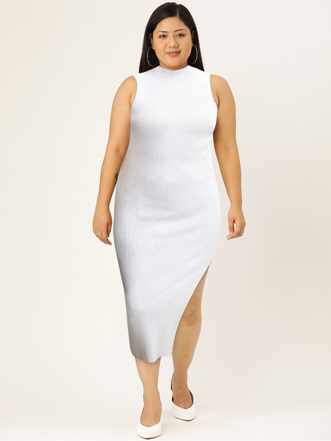 strapless open back dress racer dress | mango | 10DAYS