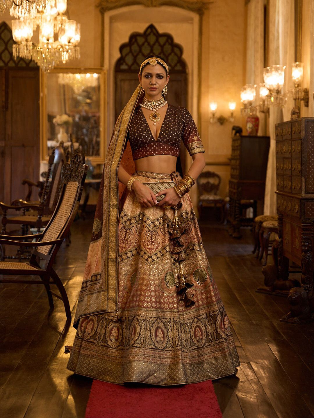 Phenav Embellished Ready to Wear Lehenga & Blouse With Dupatta Price in India