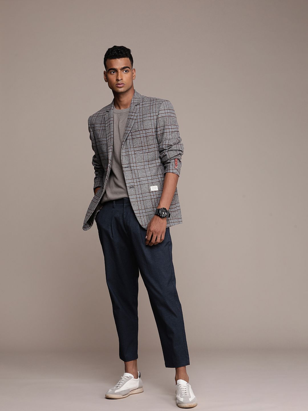 Mr Bowerbird Tailored Fit Tweed Blazer