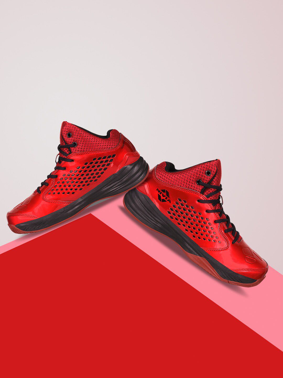 NIVIA Warrior-I Men Basketball Shoes with Breathable Upper for Indoor & Outdoor Court Grip