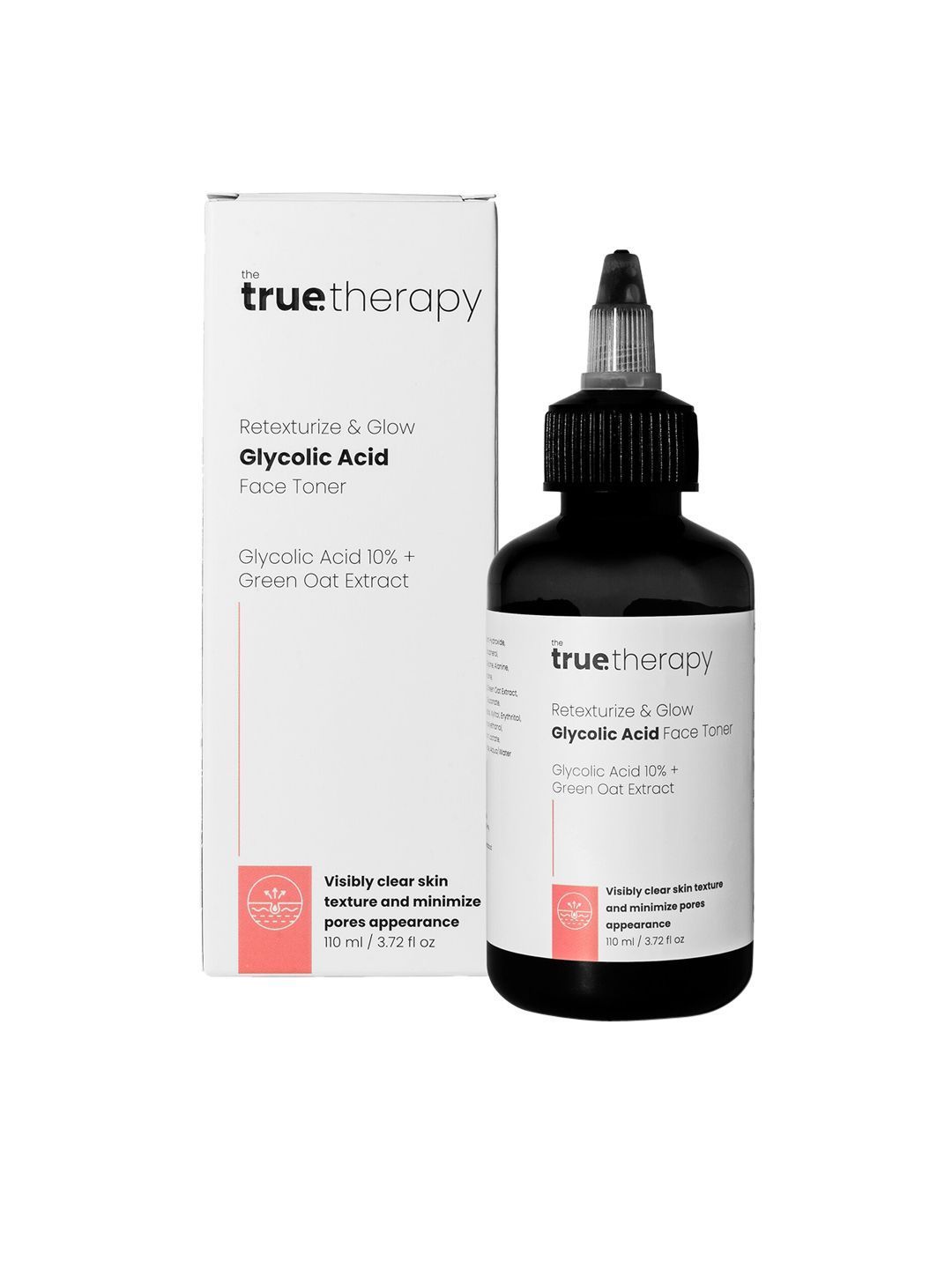 The True Therapy Retexturize 10% Glycolic Acid Face Toner For Glowing Skin