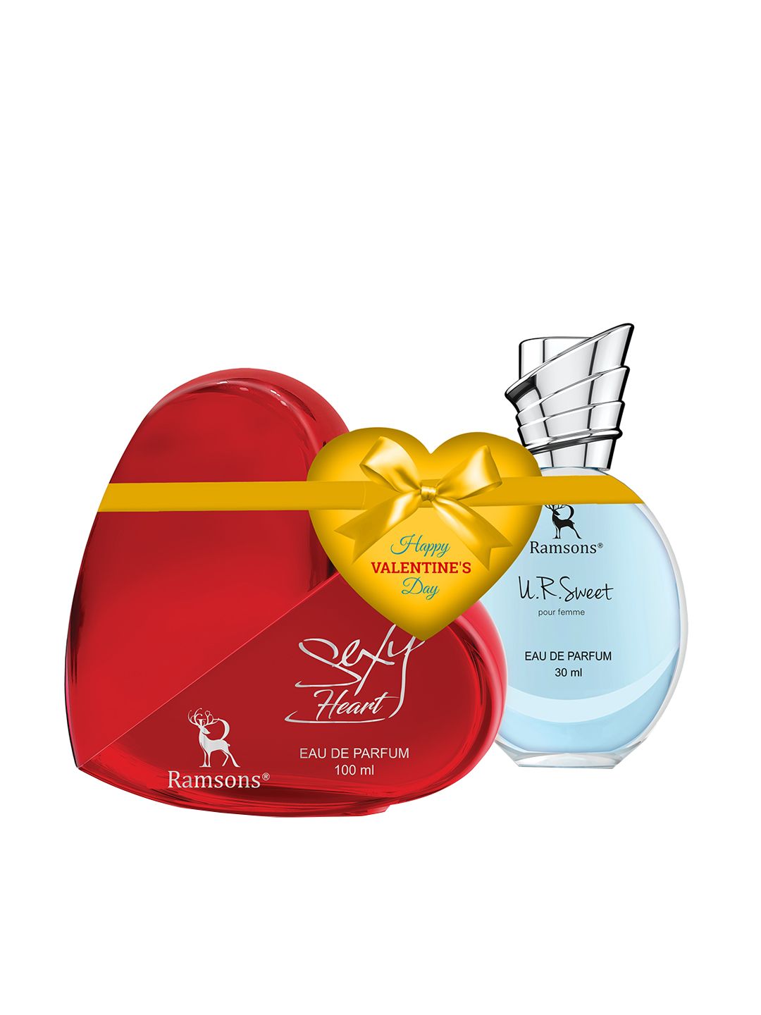 Ramsons Set of Sexy Heart 100 ml & U R Sweet 30 ml Eau De Parfum