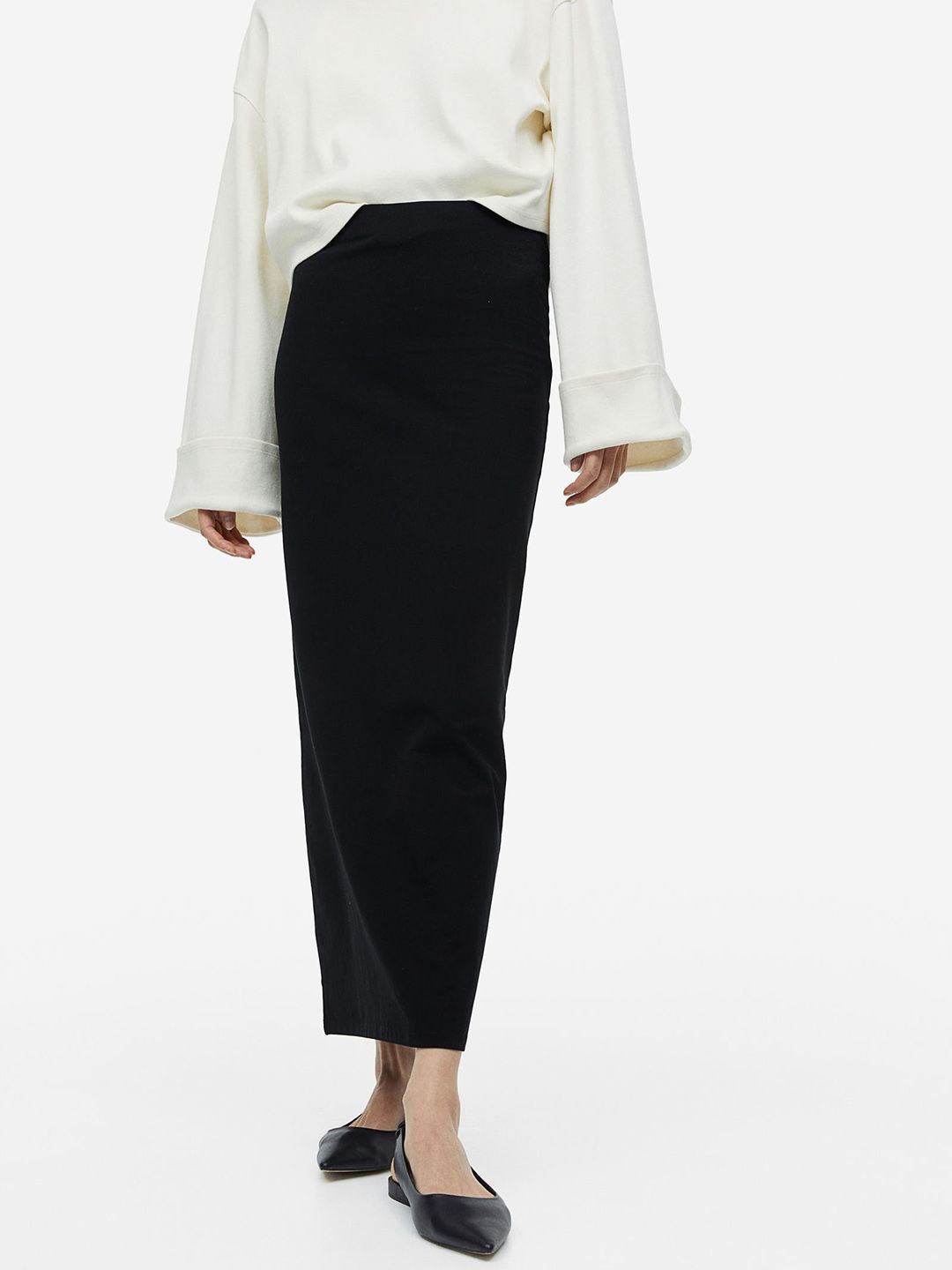 H&M Long Jersey Skirt Price in India