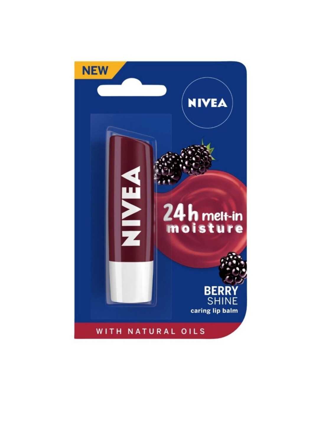 Nivea Women Lip Balm Blackberry Shine 4.8 g Price in India