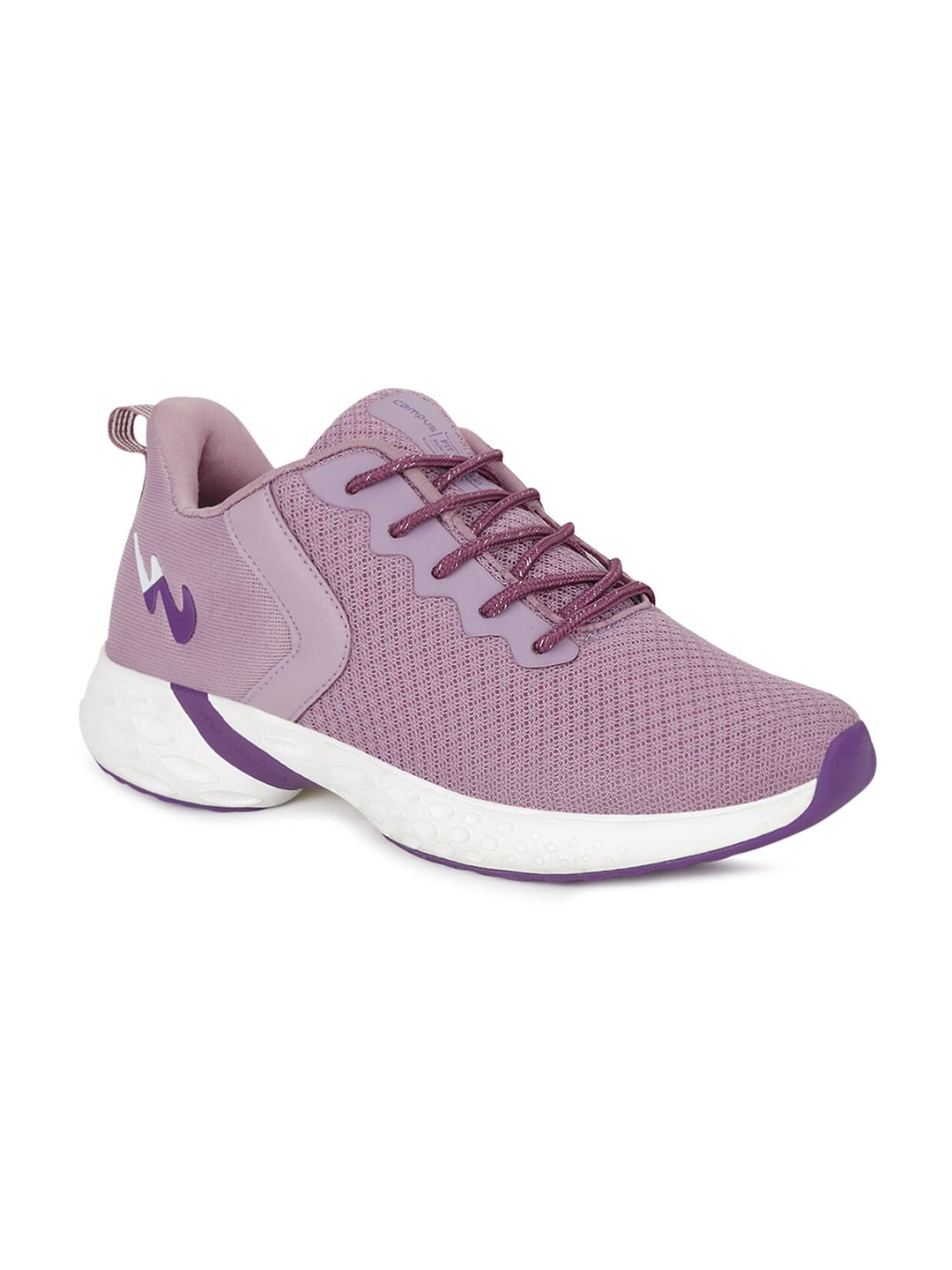 Campus Women Purple Textile Running Non-Marking Shoes Price in India
