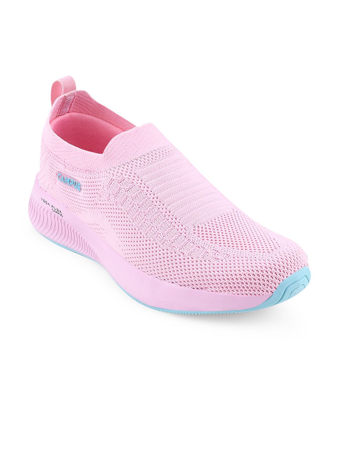 Campus Women Pink Textile Walking Non-Marking Shoes Price in India