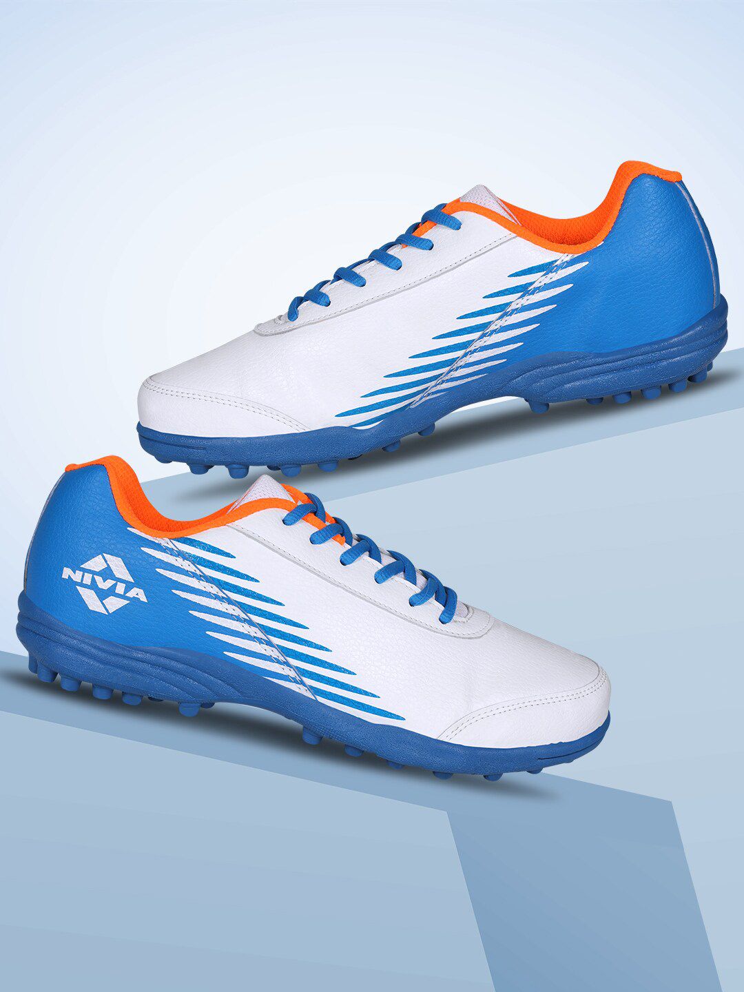NIVIA Hook 2.0 Cricket Shoes with Synthetic Leather Upper with PVC Stud Grip