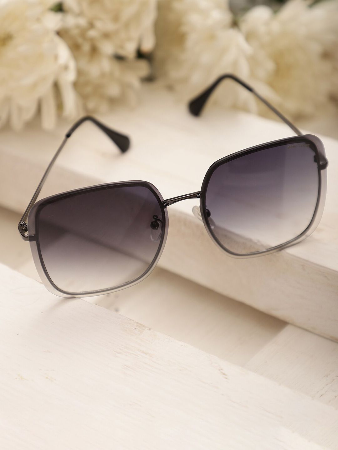 MARC LOUIS Women Square Sunglasses with UV Protected Lens ML B80-422 GREY 1 SG