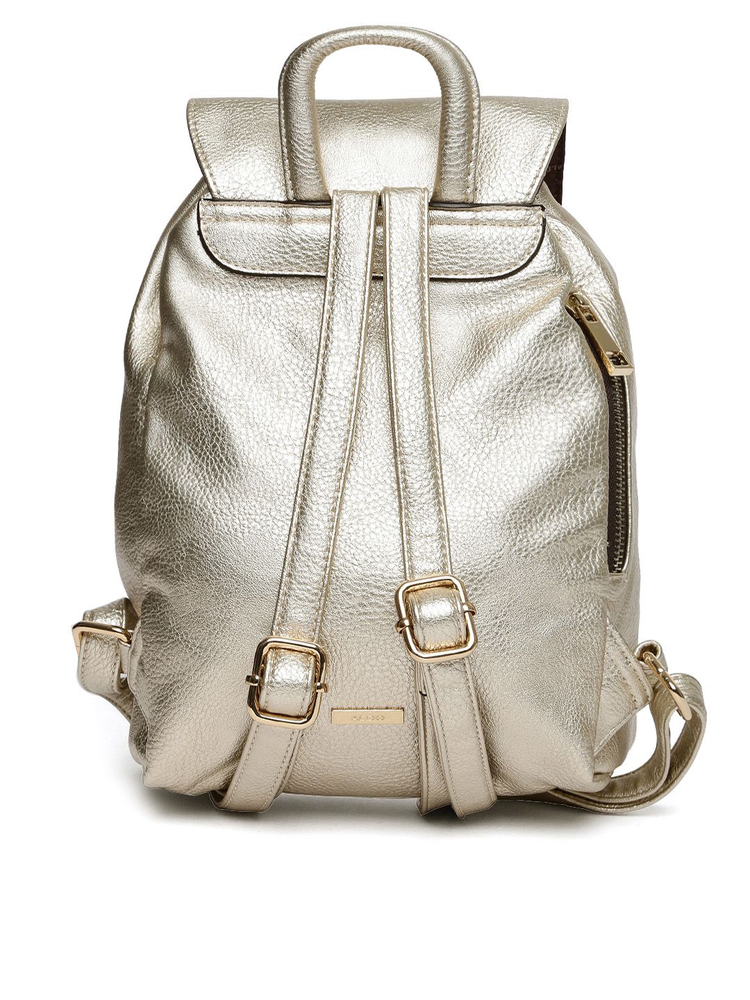aldo faux leather backpack Aldo" Large Women and Men with laptop compartment 15 a trend Gold Aldo Backpack ALDO Brown