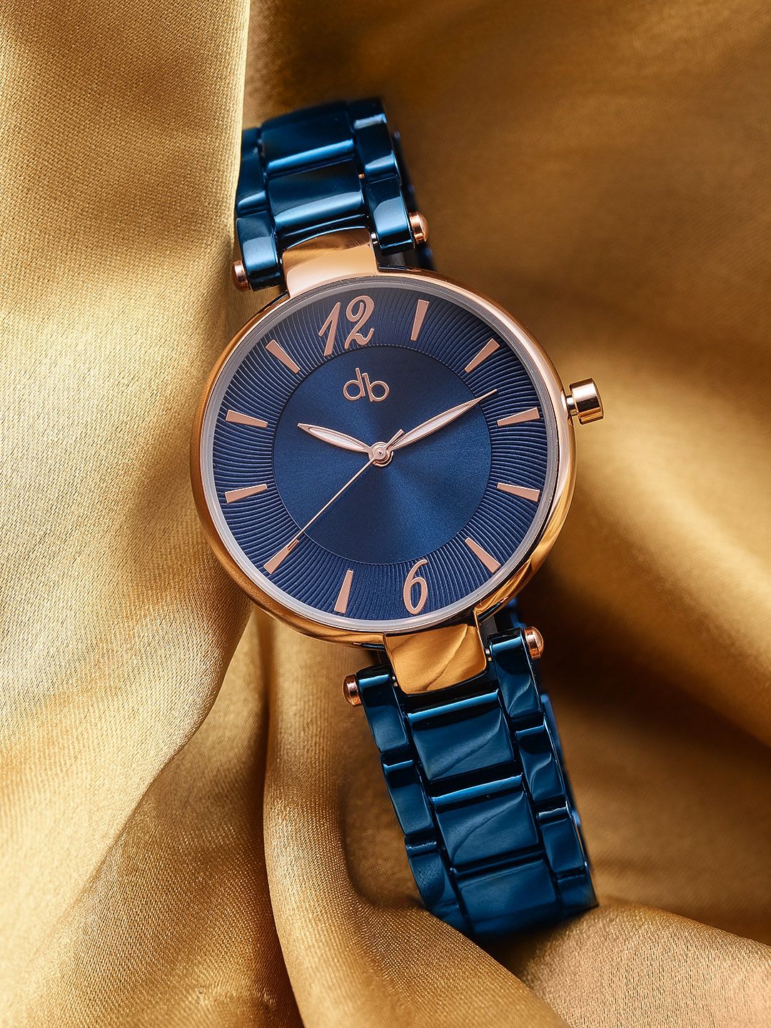 DressBerry Women Blue Analogue Watch Price in India