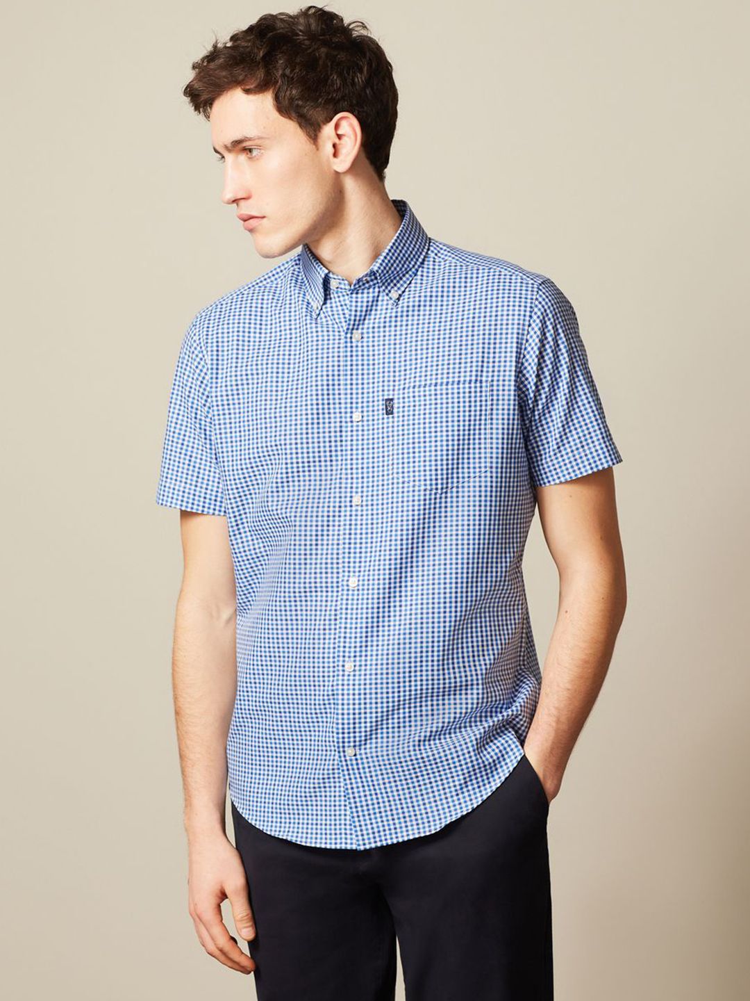 NEXT Gingham Checked Casual Shirt