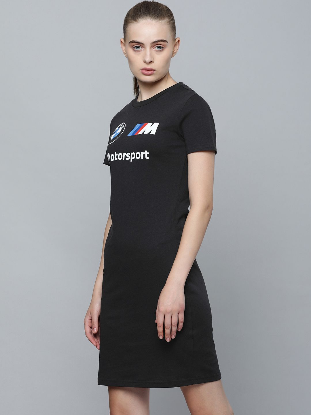Buy PUMA Motorsport BMW M Essential Graphic Printed T-shirt Dress - Dresses for Women 22812962
