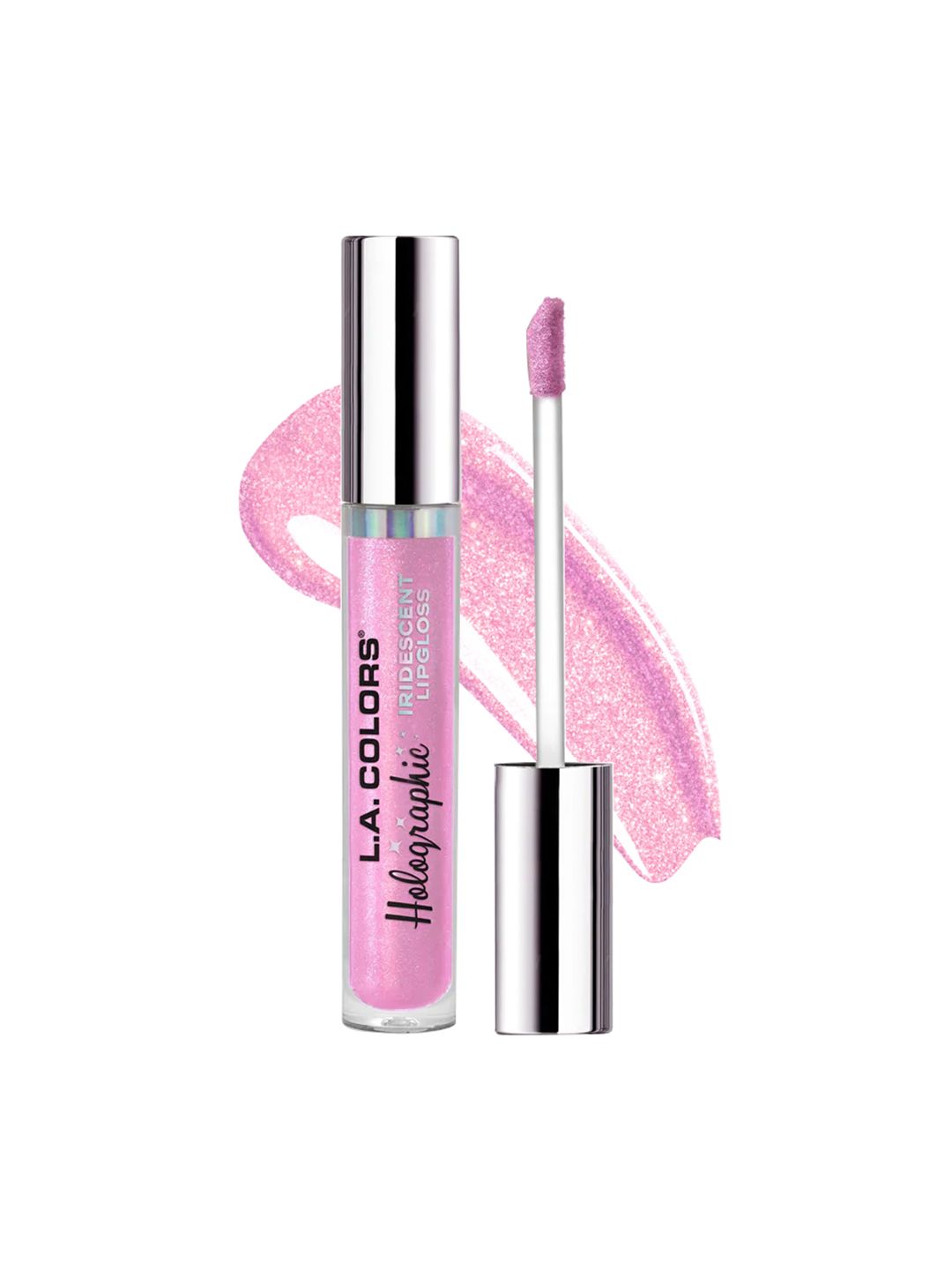 L.A.Colors Holographic Iridescent Lip Gloss with Vitamin E & Shea Butter 4g - Sugared