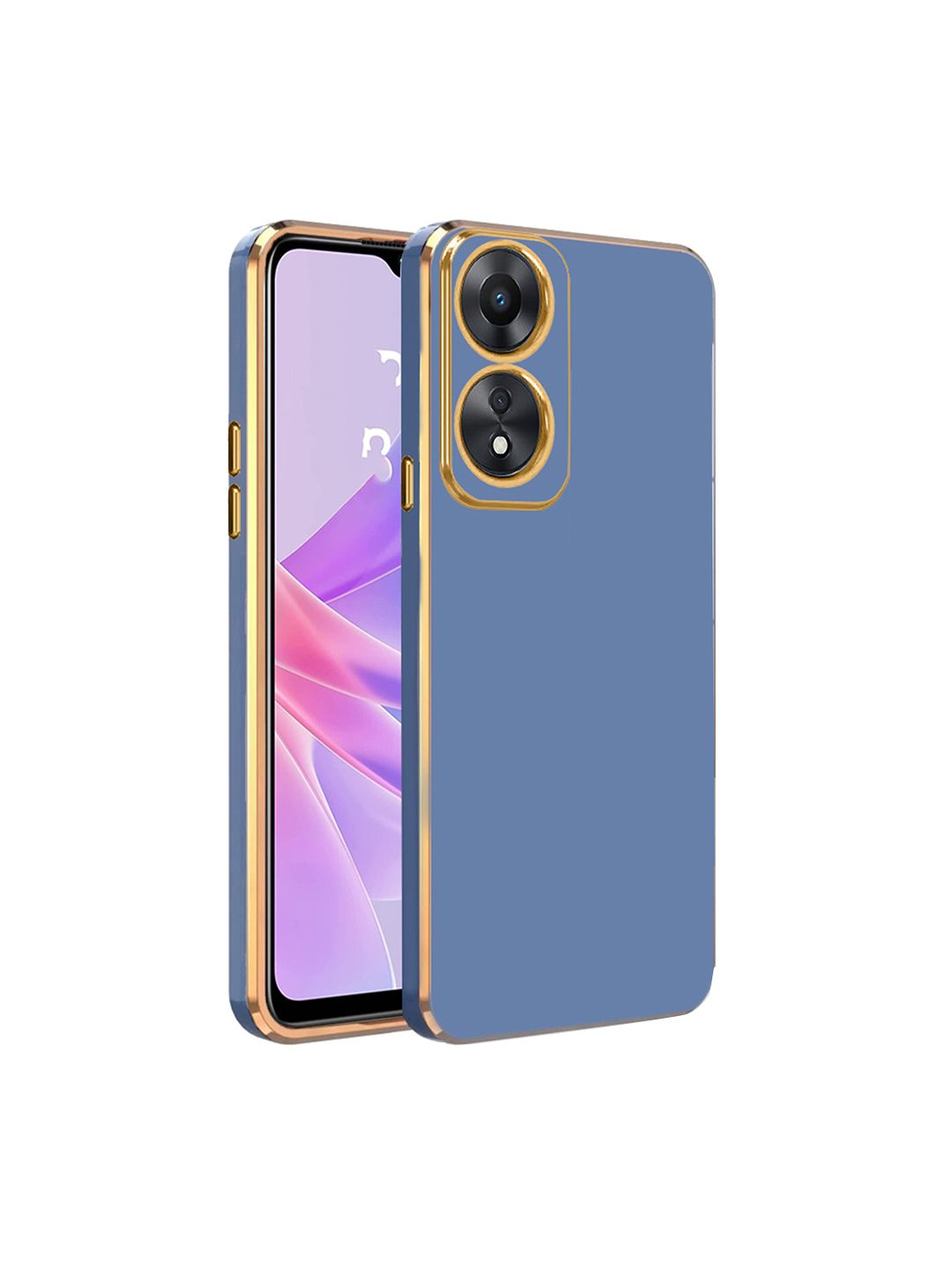 Karwan Oppo A78 Electroplated Chrome Phone Back Cover