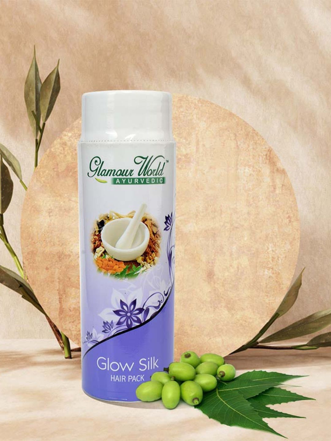 Glamour World Ayurvedic Glow Silk Hair Pack - 200g