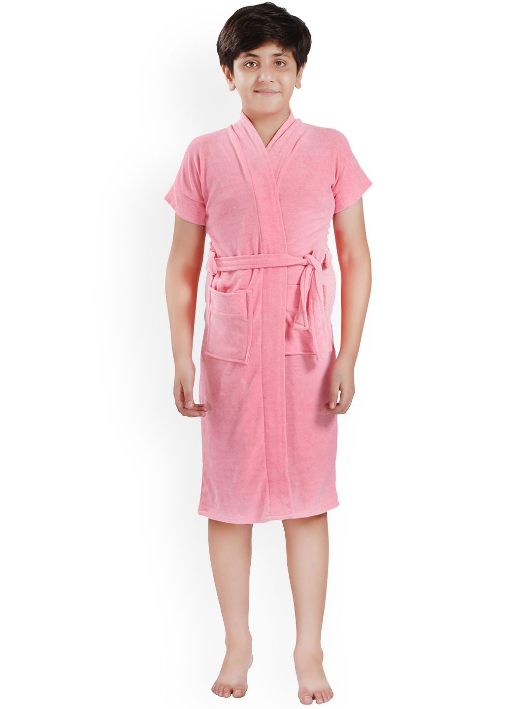 LacyLook Boys Plain Terry Cotton Skin-Friendly Bath Robe