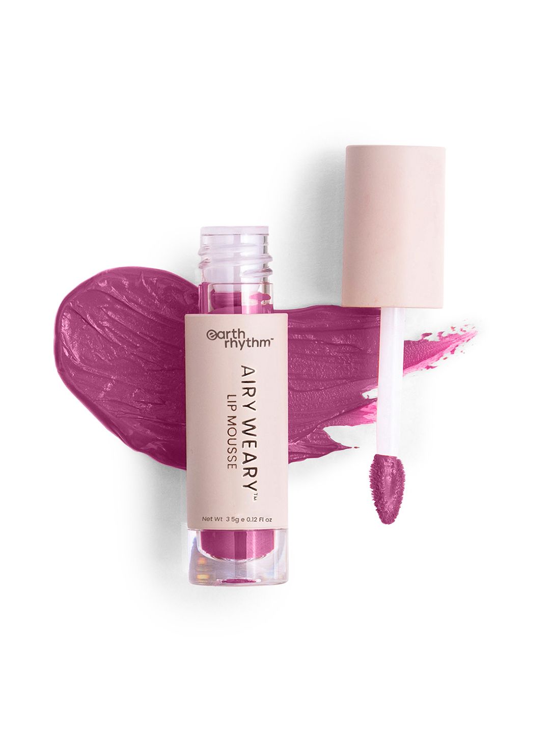 Earth Rhythm Long Wear Airy Weary Matte Lip Mousse Lipstick 3.5ml - Velours