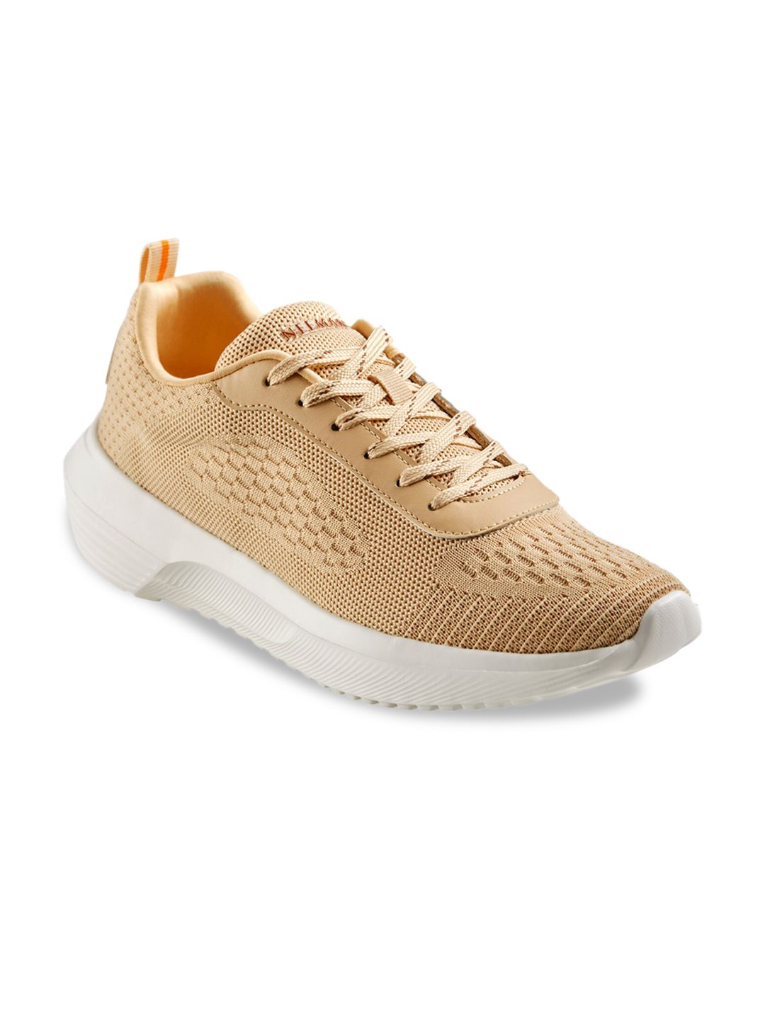 NEEMANS Woven Design Lace-Up Sneakers Price in India