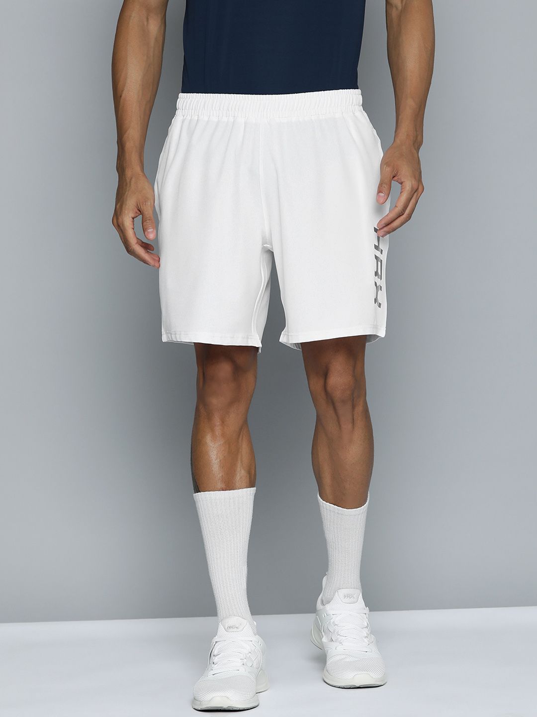 HRX by Hrithik Roshan Men Typography Printed Rapid-Dry Sports Shorts