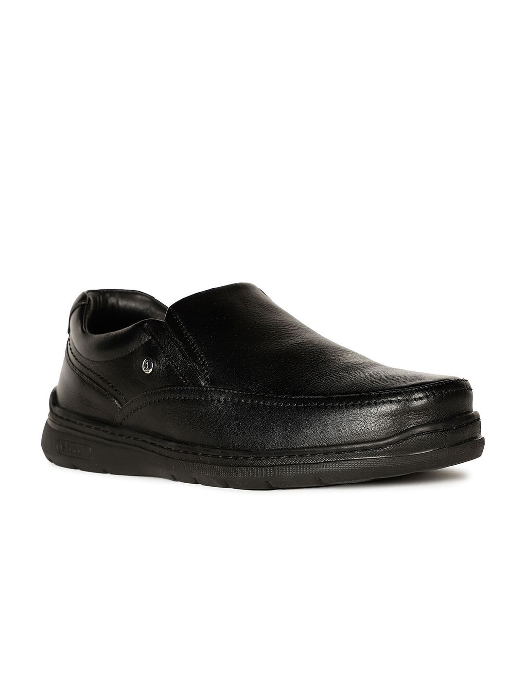 Hush Puppies Hush Puppies Men Textured Leather Formal Slip-On Shoes