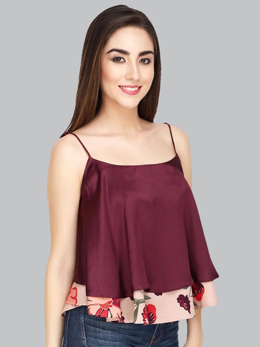 CUFFS N LASHES Shoulder Straps A-Line Top Price in India