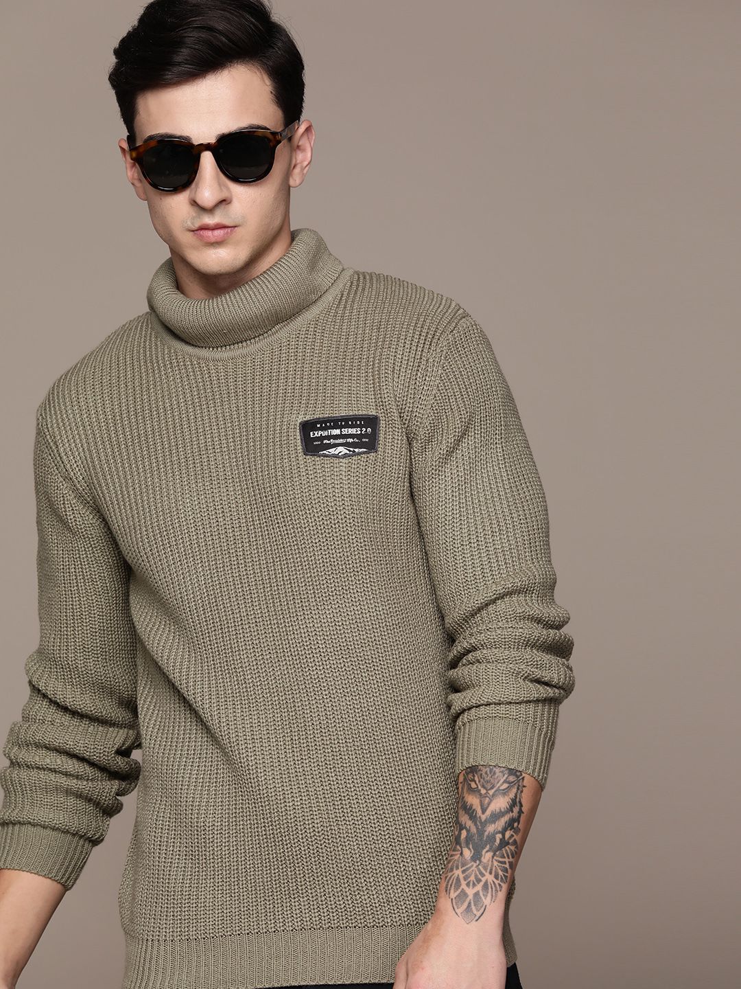 The Roadster Lifestyle Co. Turtle Neck Acrylic Pullover