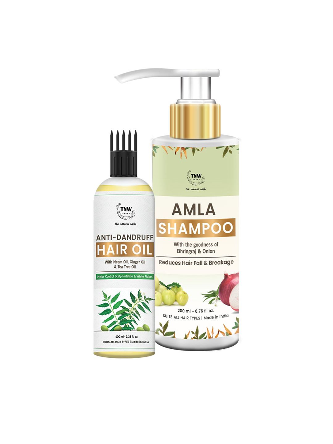 TNW the natural wash Anti-Dandruff Hair Oil & Amla Shampoo