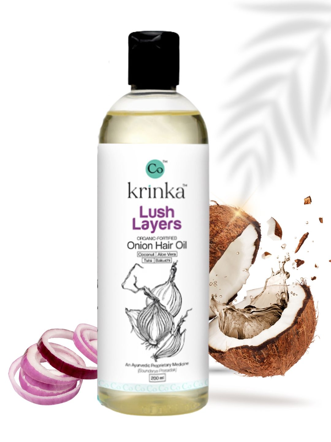 The Co Being Lush Layers Organic-fortified Onion Hair Oil - 200ml