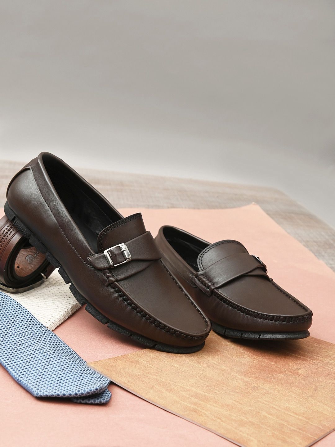 Provogue Men Buckled Loafers