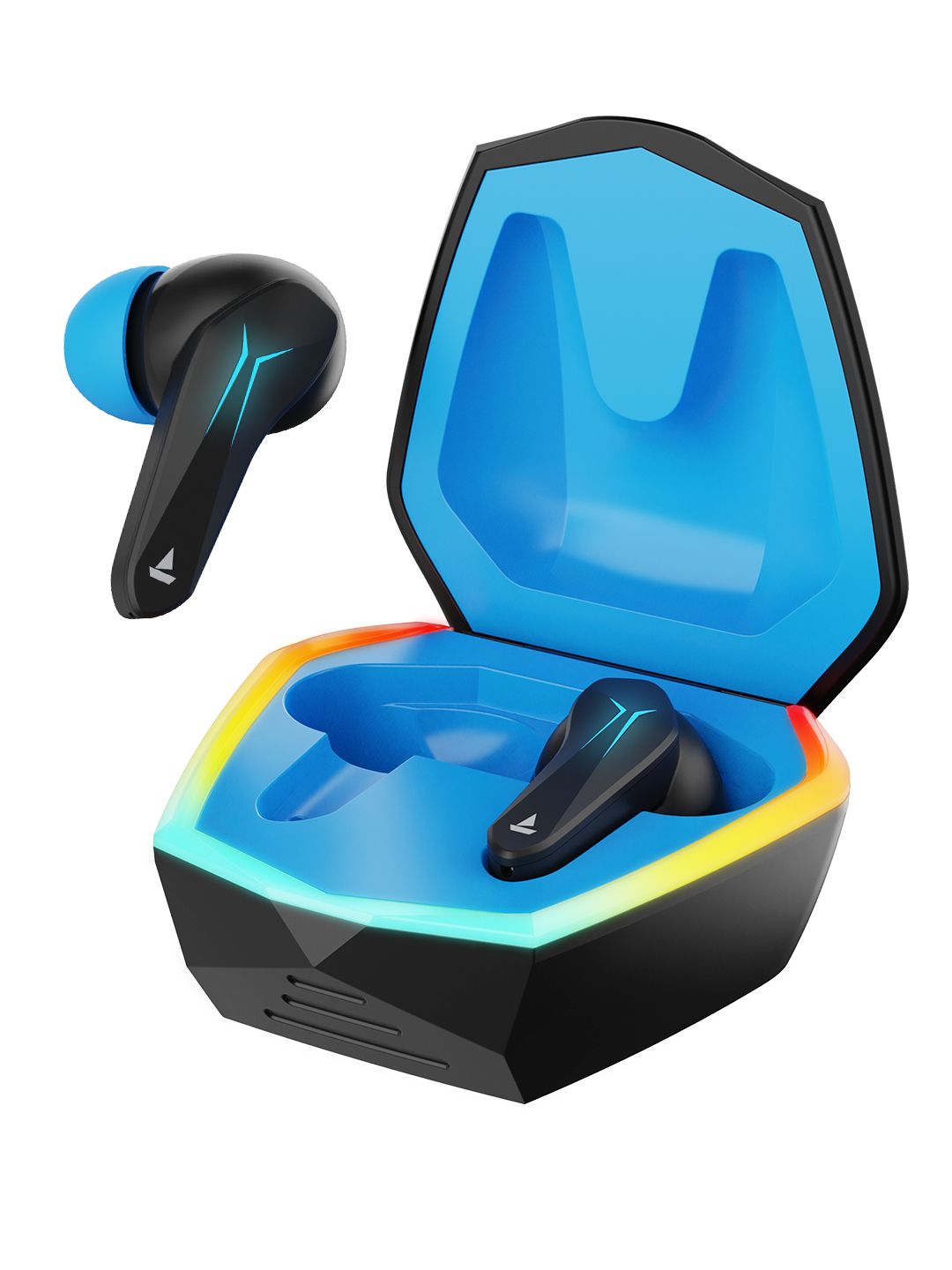 boAt Immortal 128 TWS With 40H Battery Life, Quad Mics, RGB Lights & ENX Earbuds