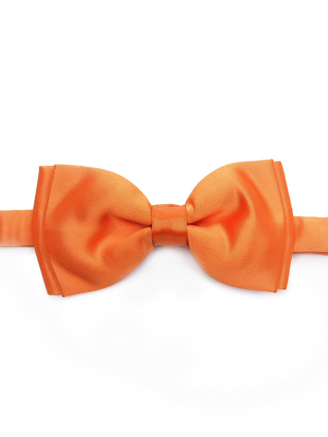 Alvaro Castagnino Orange Solid Bow Tie